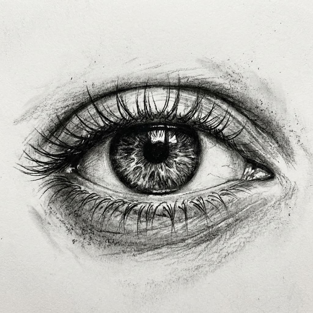 Charcoal Sketch by KK